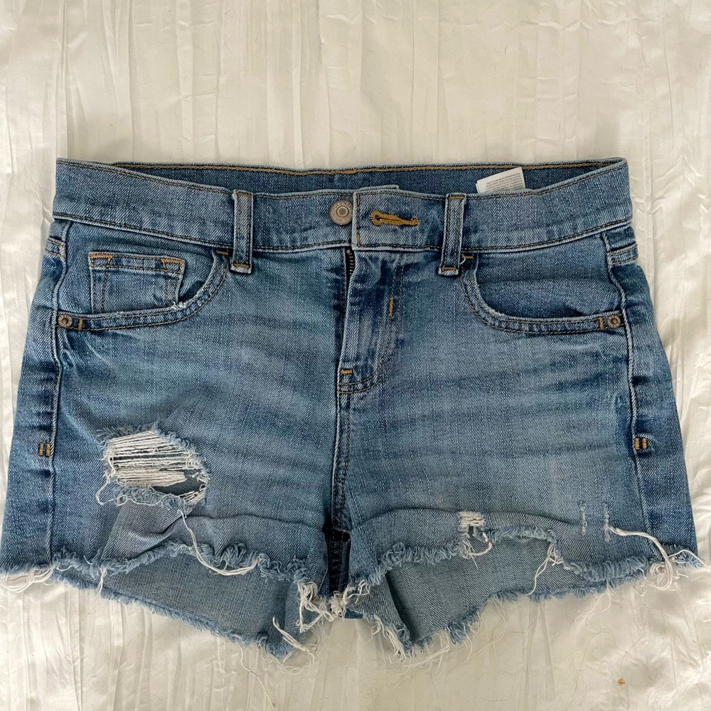 Old Navy distressed boyfriend shorts